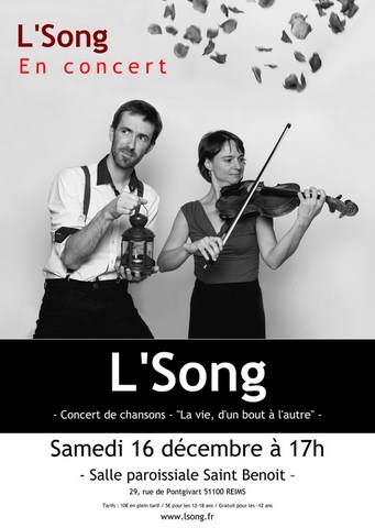Affiche du concert de L'Song